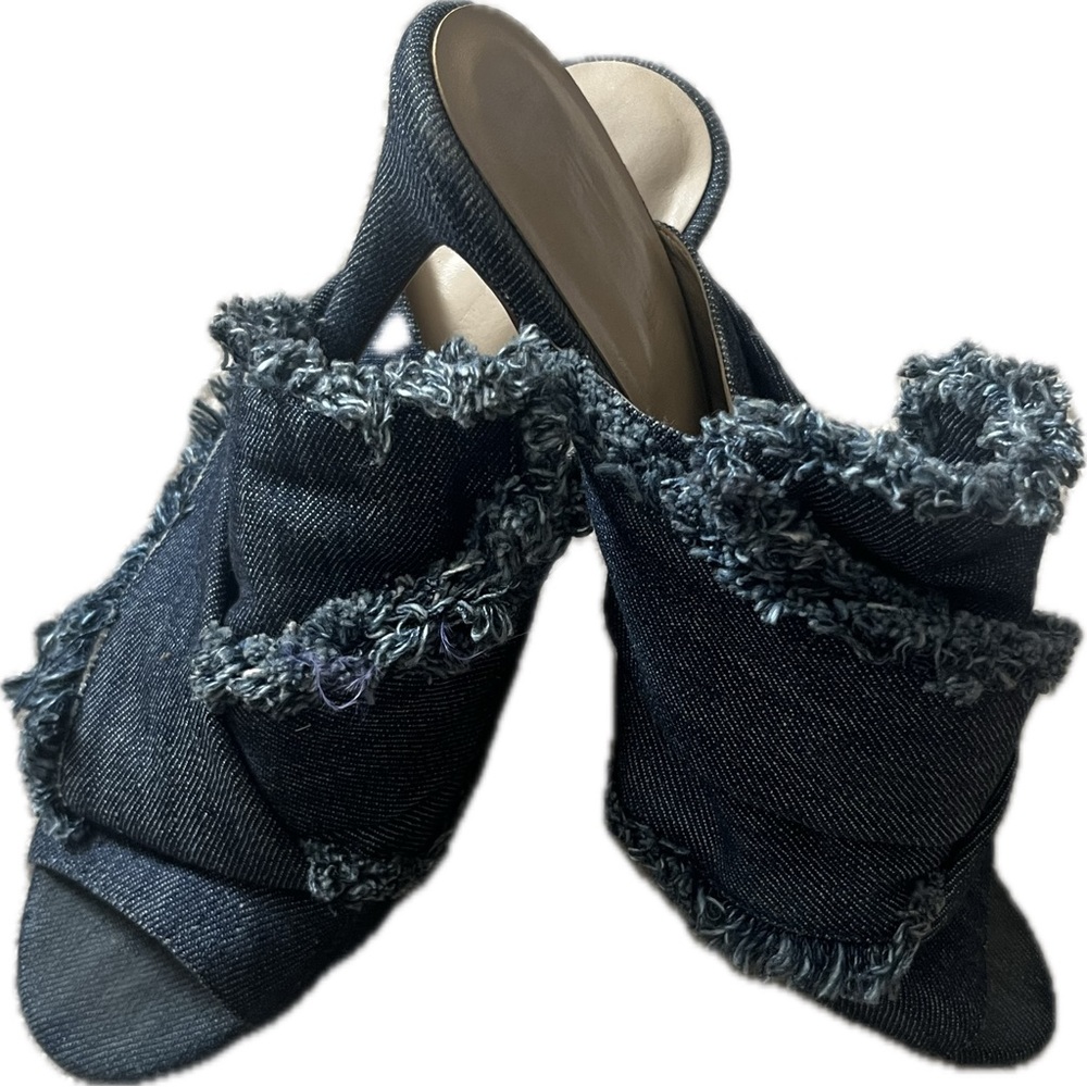 Stylish Denim Women's Mules